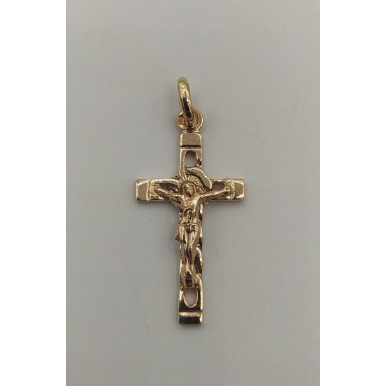 CRUCIFIXO OURO AMARELO 9K