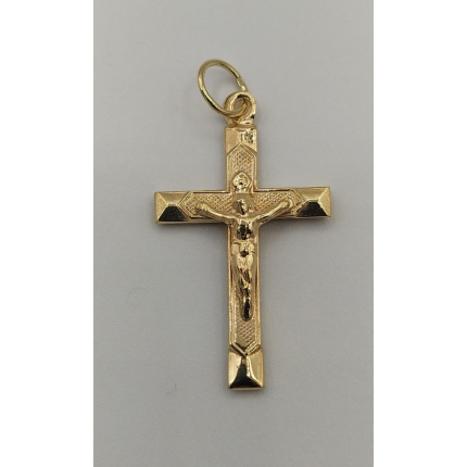 CRUCIFIXO OURO AMARELO 19K