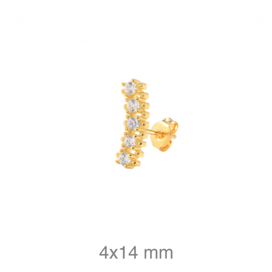 PIERCING PRATA DOURADA