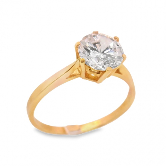 ANEL OURO AMARELO 9K