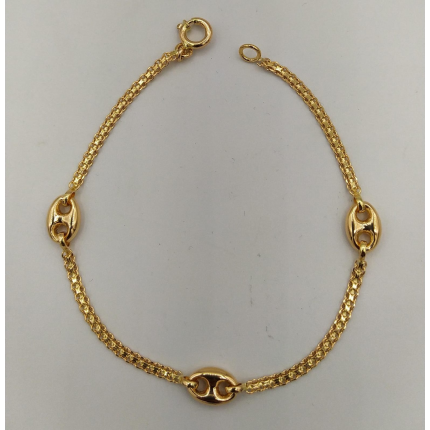 PULSEIRA OURO AMARELO 19K