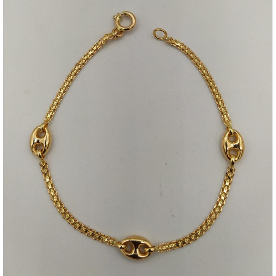 PULSEIRA OURO AMARELO 19K