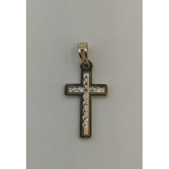 CRUCIFIXO OURO AMARELO 9K