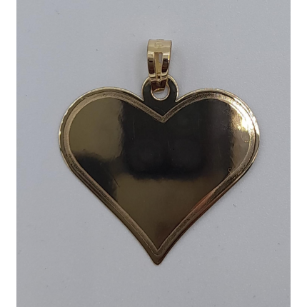 MEDALHA OURO AMARELO 19K