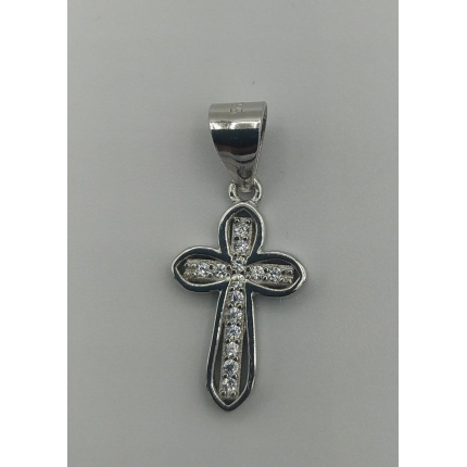 Cruz De Prata Rodeada Cruz De Prata Rodeada
