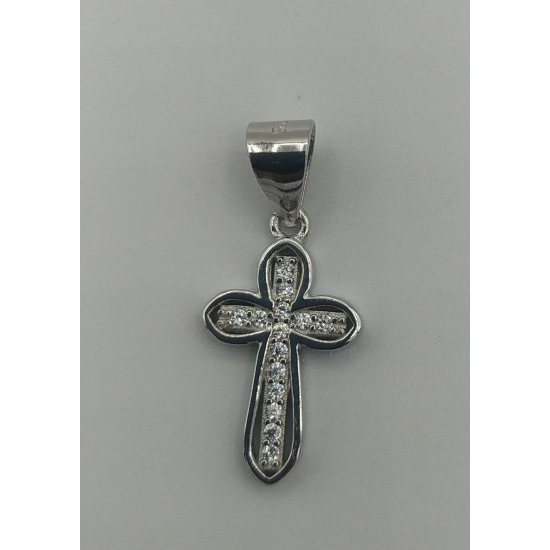Cruz De Prata Rodeada