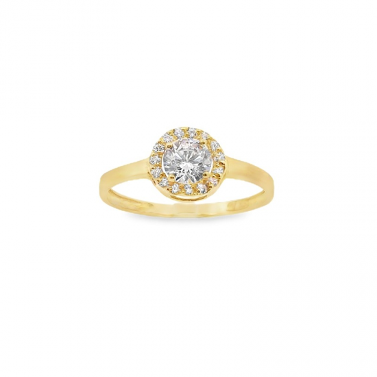 ANEL OURO AMARELO 19K