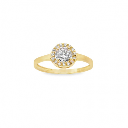 ANEL OURO AMARELO 19K