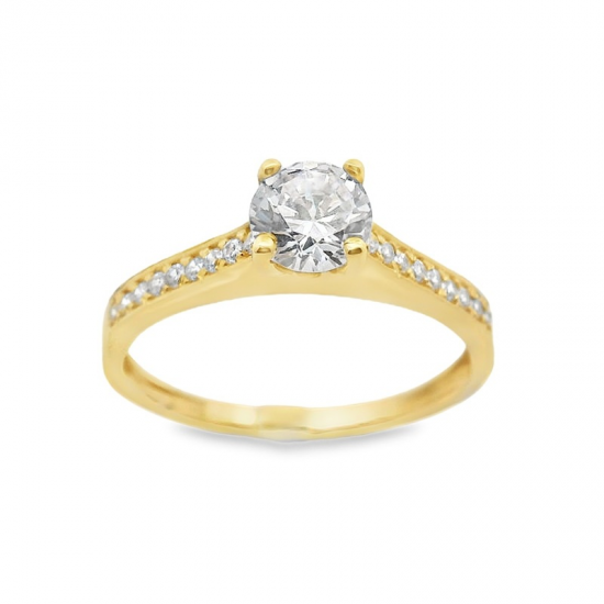 ANEL OURO AMARELO 19K