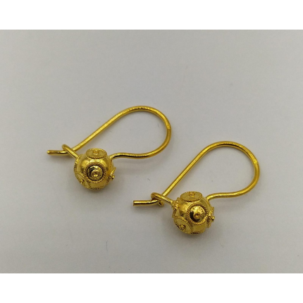 BRINCOS PRATA DOURADA