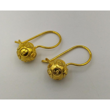 BRINCOS PRATA DOURADA