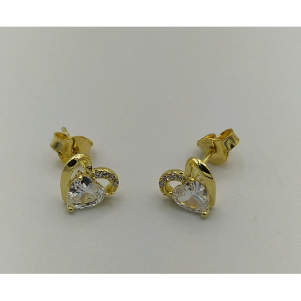 Brincos Prata Dourada