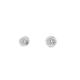 BRINCOS OURO BRANCO 9K