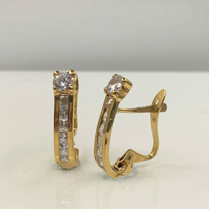 Brincos Ouro Amarelo 9k Brincos Ouro Amarelo 9k