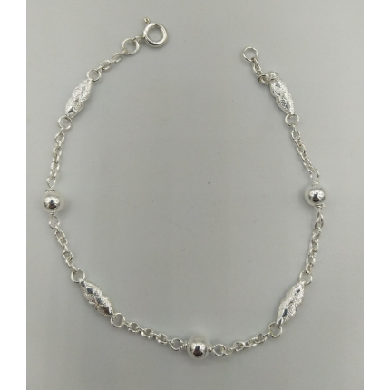 PULSEIRA PRATA RODEADA