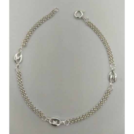 PULSEIRA PRATA RODEADA SENHORA PULSEIRA PRATA RODEADA SENHORA
