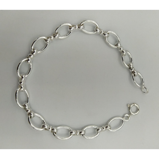 Pulseira Prata Rodeada Senhora Pulseira Prata Rodeada Senhora