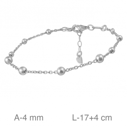 PULSEIRA PRATA RODEADA PULSEIRA PRATA RODEADA