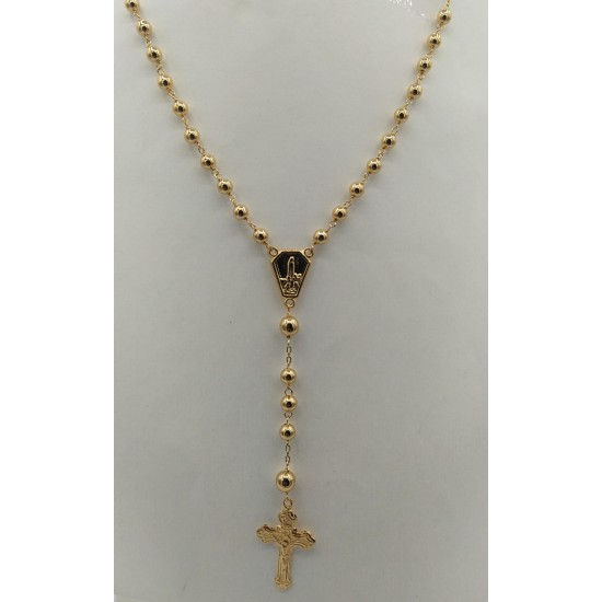 COLAR TERÇO OURO AMARELO 19K COLAR TERÇO OURO AMARELO 19K