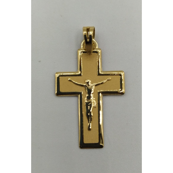 CRUCIFICO OURO AMARELO 19K