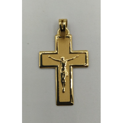 CRUCIFIXO OURO AMARELO 19K