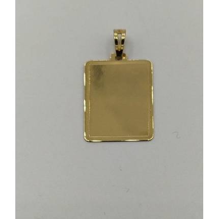 MEDALHA OURO AMARELO 19K