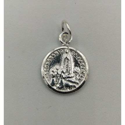 MEDALHA PRATA RODEADA