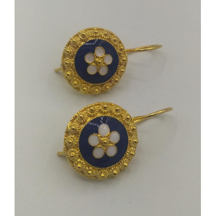 BRINCOS PRATA DOURADA