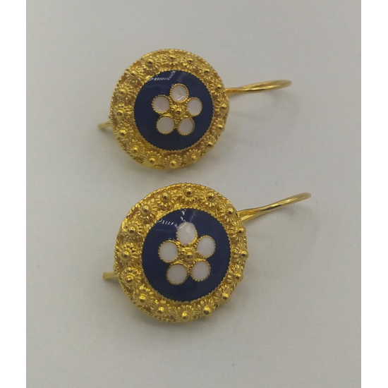 BRINCOS PRATA DOURADA