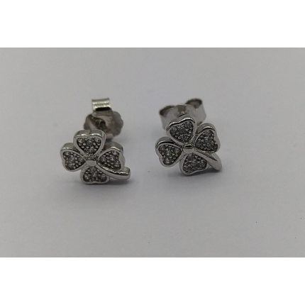 Brincos Prata Rodeada Brincos Prata Rodeada