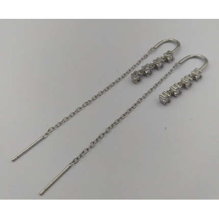 Brincos Prata Rodeada Brincos Prata Rodeada