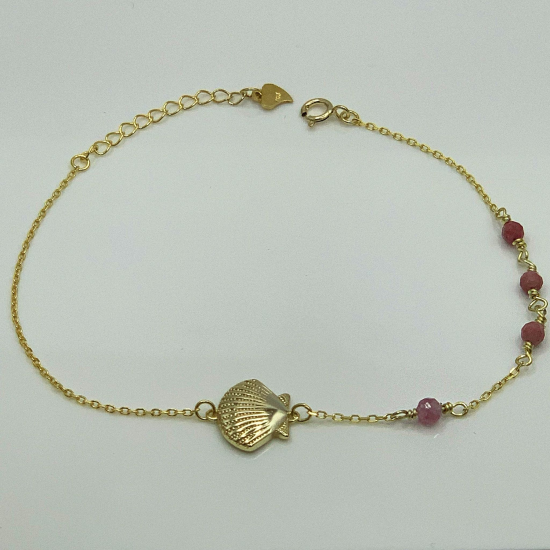 Pulseira Prata Dourada