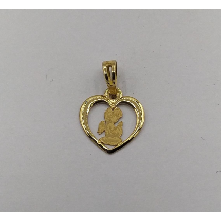 MEDALHA OURO AMARELO 19K