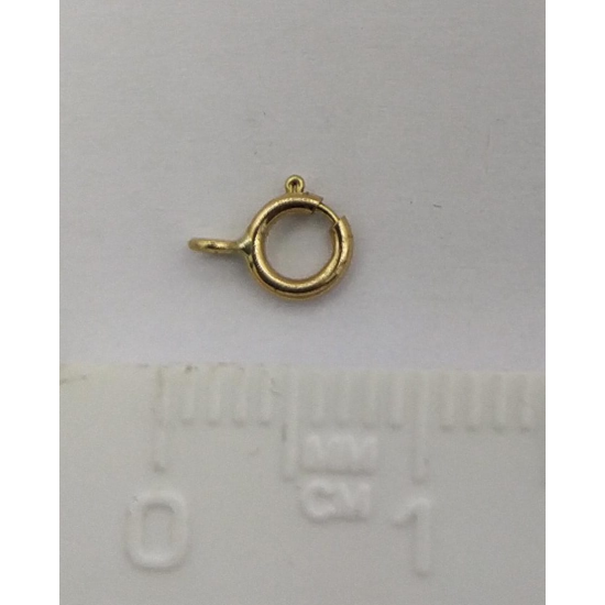 MOSQUETÃO OURO AMARELO 9K