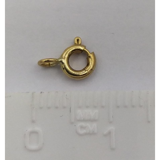 MOSQUETÃO OURO AMARELO 9K