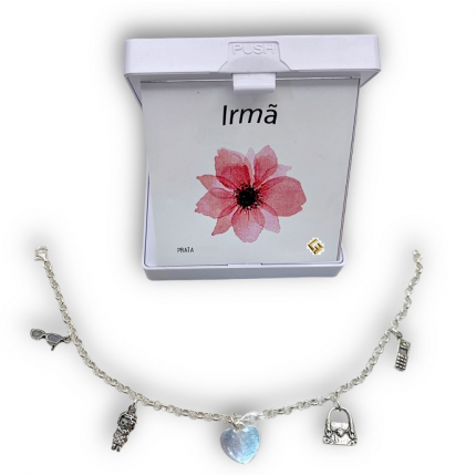 PULSEIRA PRATA RODEADA ''IRMÃ''