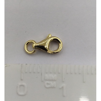 MOSQUETÃO OURO AMARELO 9K