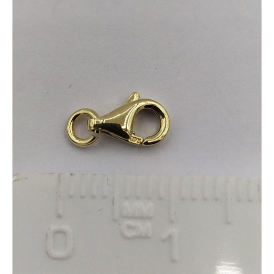 MOSQUETÃO OURO AMARELO 9K