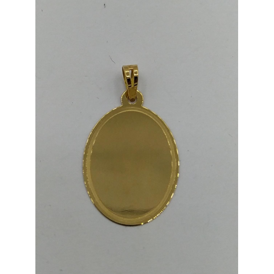 MEDALHA OURO AMARELO 19K