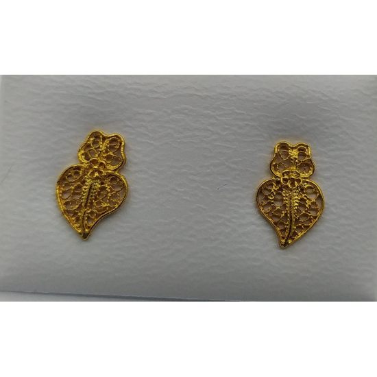BRINCOS OURO AMARELO 19K