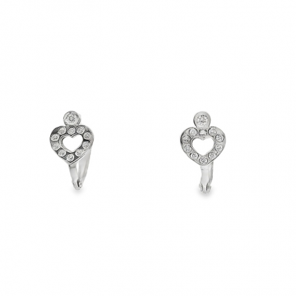 BRINCOS PRATA RODEADA