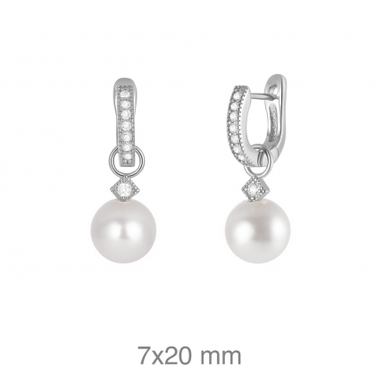 Brincos Prata Rodeada Brincos Prata Rodeada