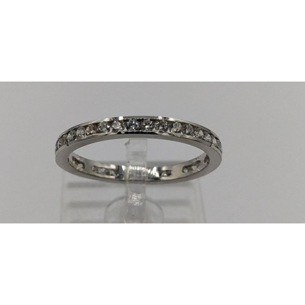 ALIANÇA OURO BRANCO 19K