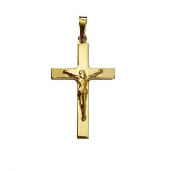 Crucifixo Ouro Amarelo 19k