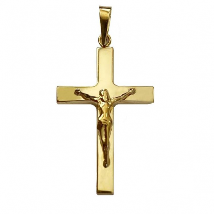 CRUCIFIXO OURO AMARELO 19K