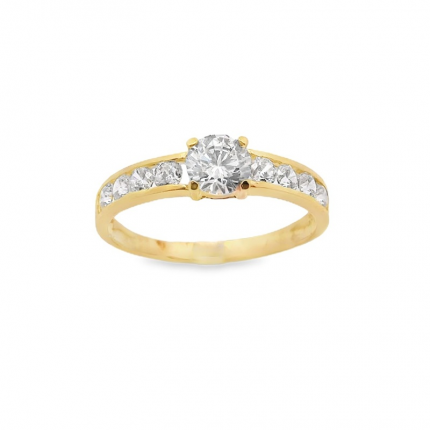 ANEL OURO AMARELO 19K