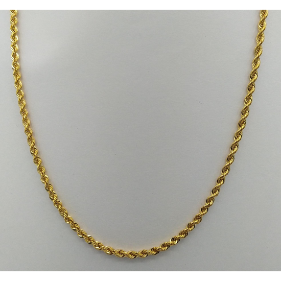 Colar Ouro Amarelo 19k