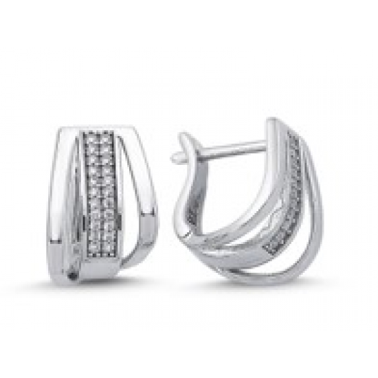BRINCOS PRATA RODEADA BRINCOS PRATA RODEADA