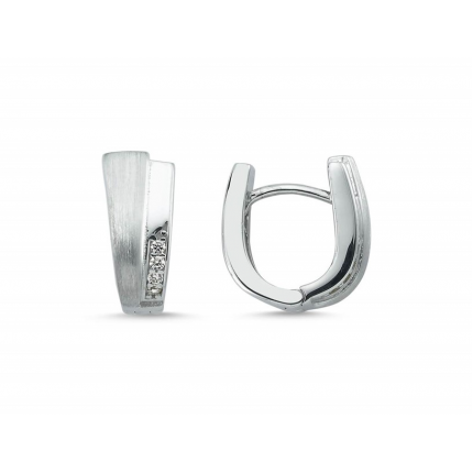 BRINCOS PRATA RODEADA BRINCOS PRATA RODEADA