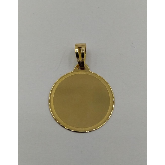 MEDALHA OURO AMARELO 19K
